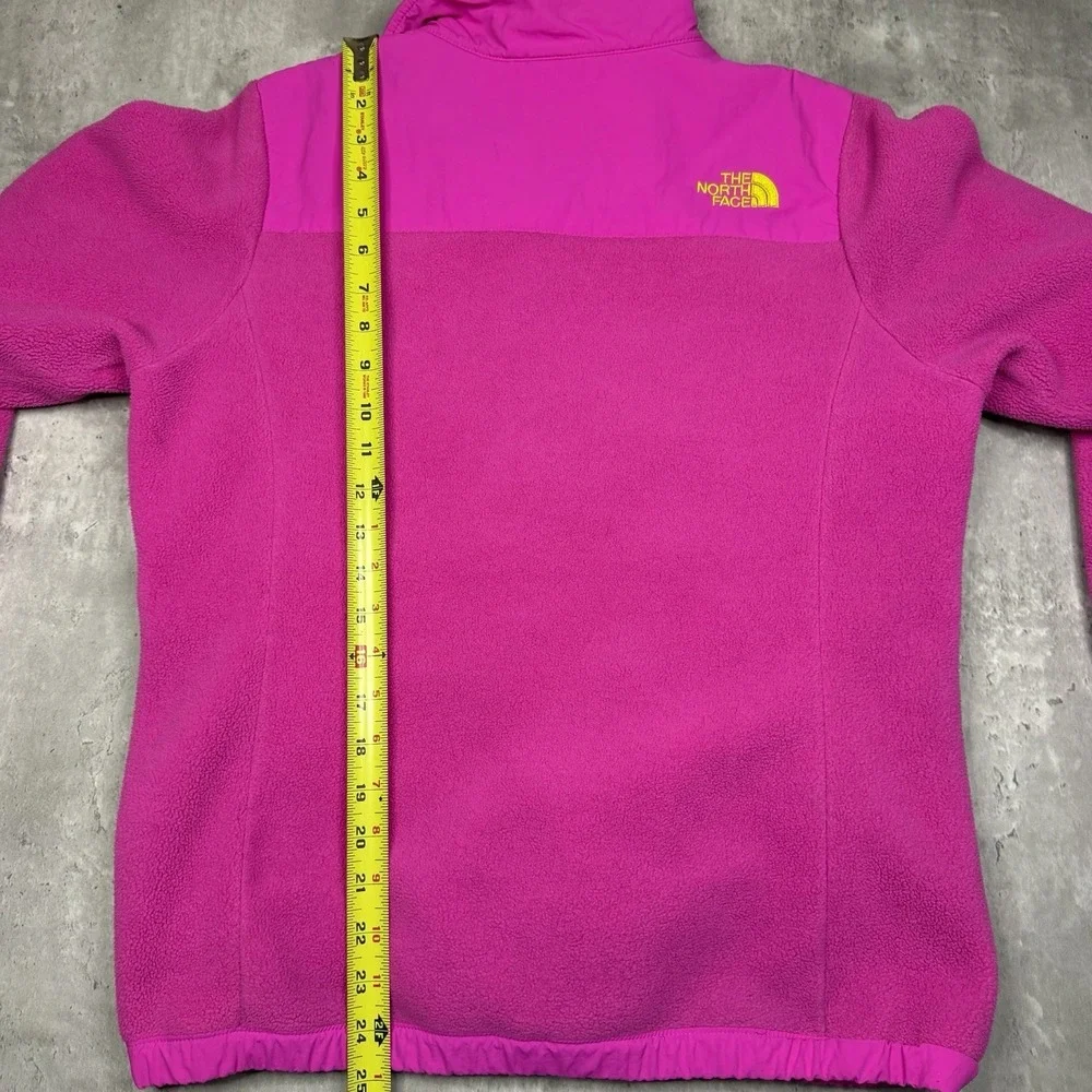 The North Face Denali Jacket Girls XL Pink Polartec Fleece Full Zip Hike